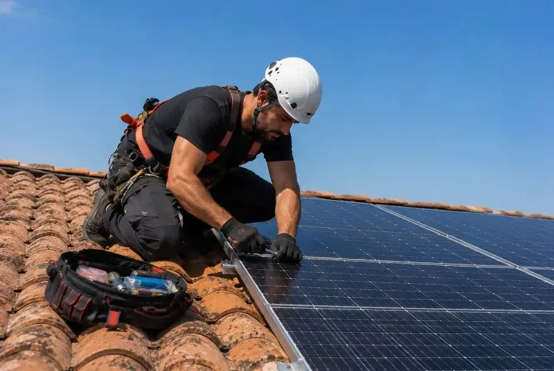 Maintenance et monitoring de panneaux solaires à Vivès