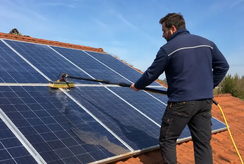 Nettoyage et entretien de panneaux solaires à Vivès